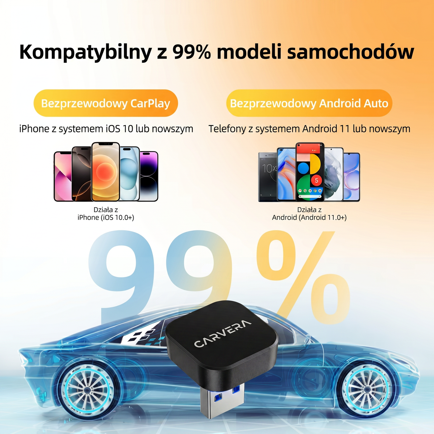 Carvera™ - Plug&Play CarPlay